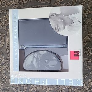 Cell Phone Case with Hands Free Set